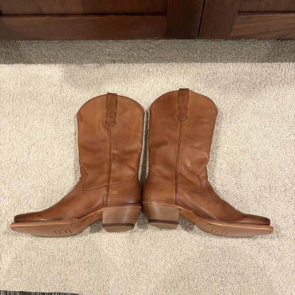 Cleo + Wolf Ivy Western Boots  Leather Womens Size 7 In Sand Msrp $230  Cowboy - Picture 8 of 12